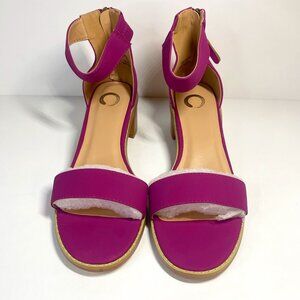 Journee Collection Percy PLUM Women's Shoes tasseled zipper SIZE 7.5 #0029
